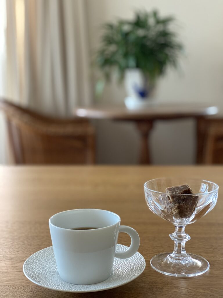 黒糖とコーヒー