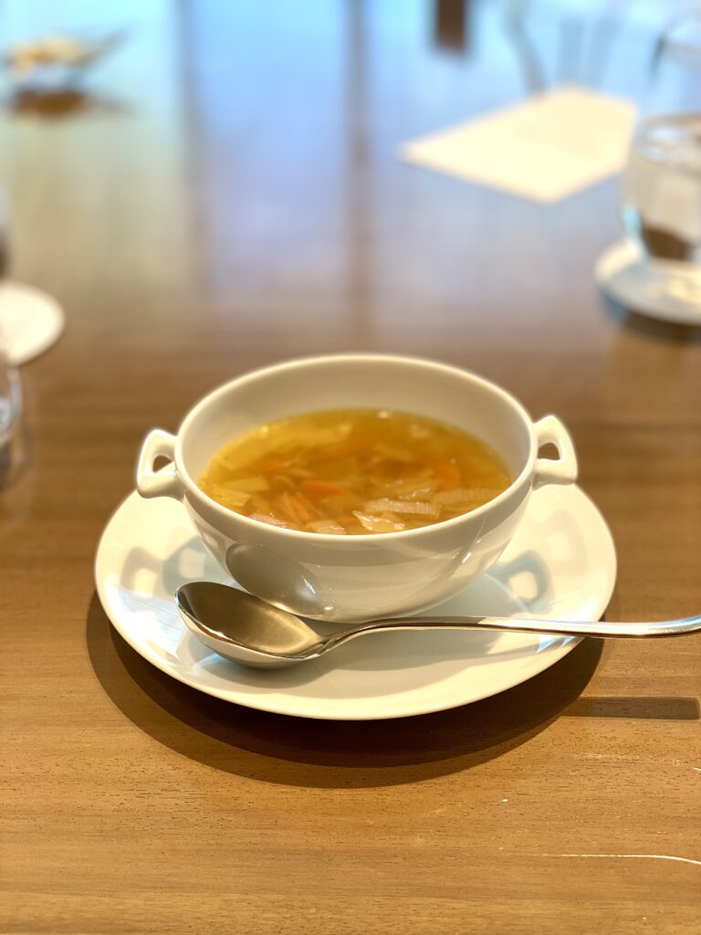 ロッシニテラスのスープ