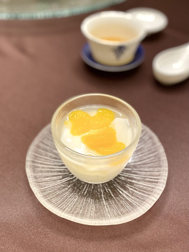 オークラ東京中国料理「桃花林」の杏仁豆腐