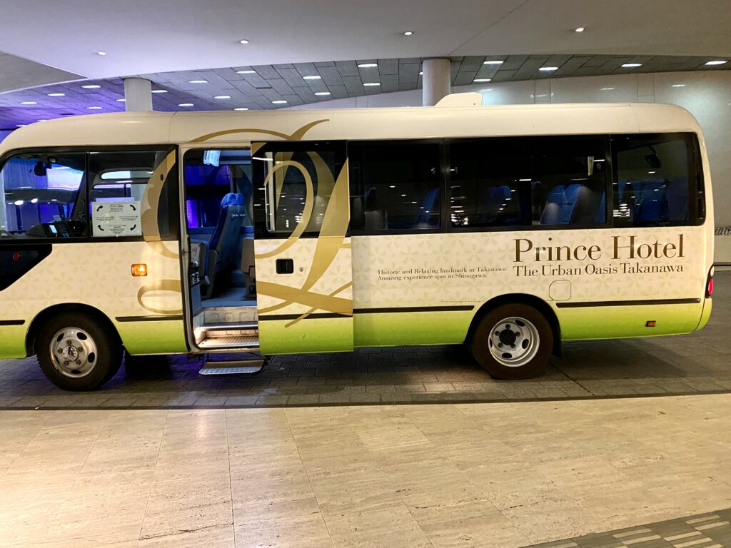 品川駅とプリンスをを結ぶ巡回バス